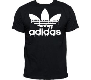 Adidas Dripping White Logo Tee
